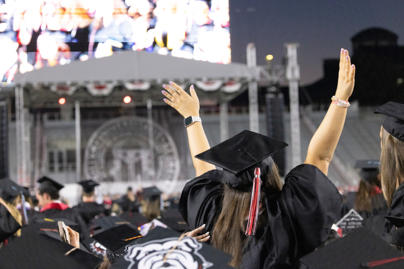 Uga Undergraduate ceremony